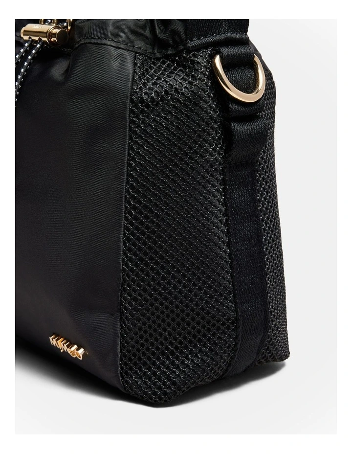Cady Mini Bucket Crossbody Bag in Black image 6