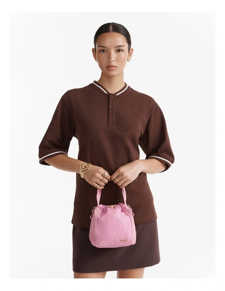 Cady Mini Bucket Crossbody Bag in Pink Dust image 2