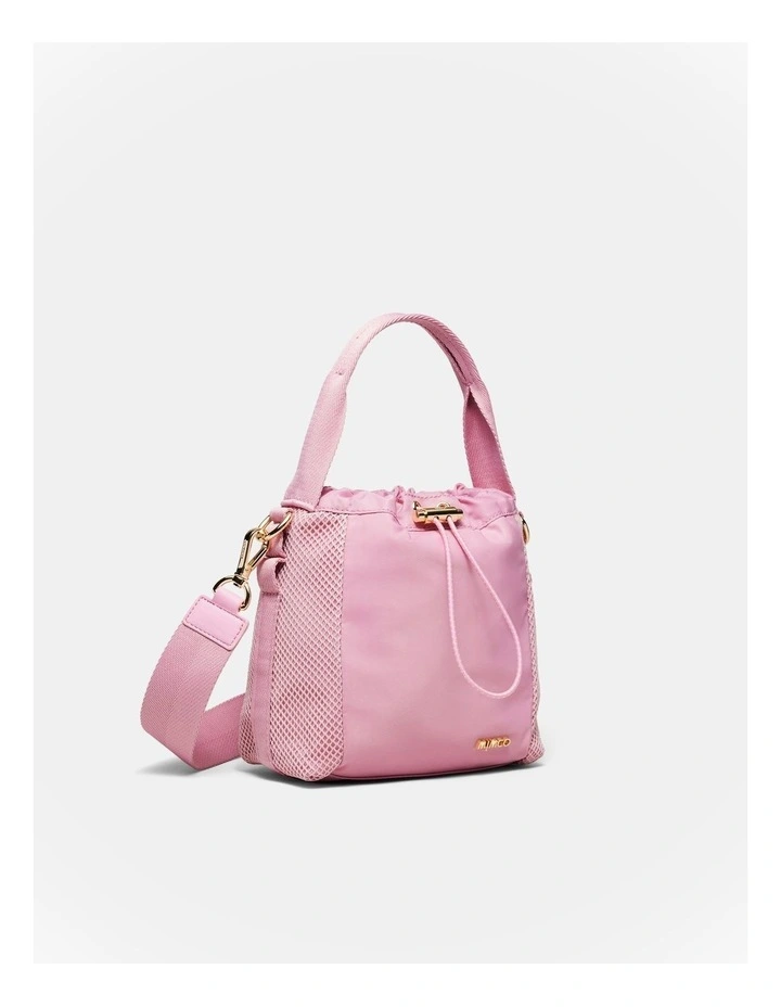 Cady Mini Bucket Crossbody Bag in Pink Dust image 3