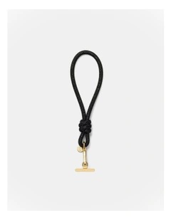 Sparkle Knot Phone Wrist Strap in Black