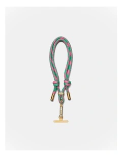 Bungee Knot Phone Wrist Strap in Flamingo