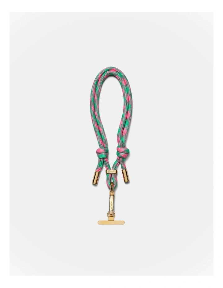 Bungee Knot Phone Wrist Strap in Flamingo image 1