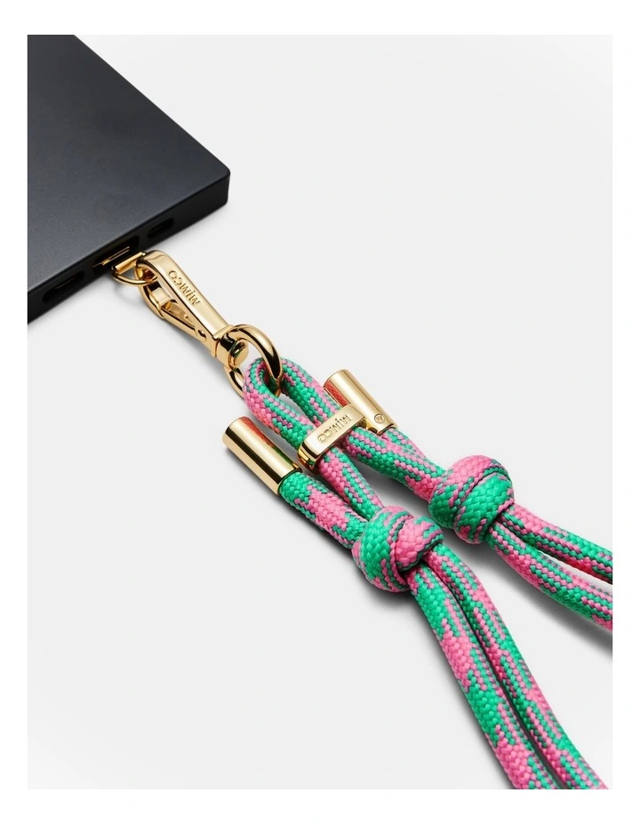 Bungee Knot Phone Wrist Strap in Flamingo image 2