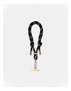 Bungee Knot Phone Wrist Strap in Black
