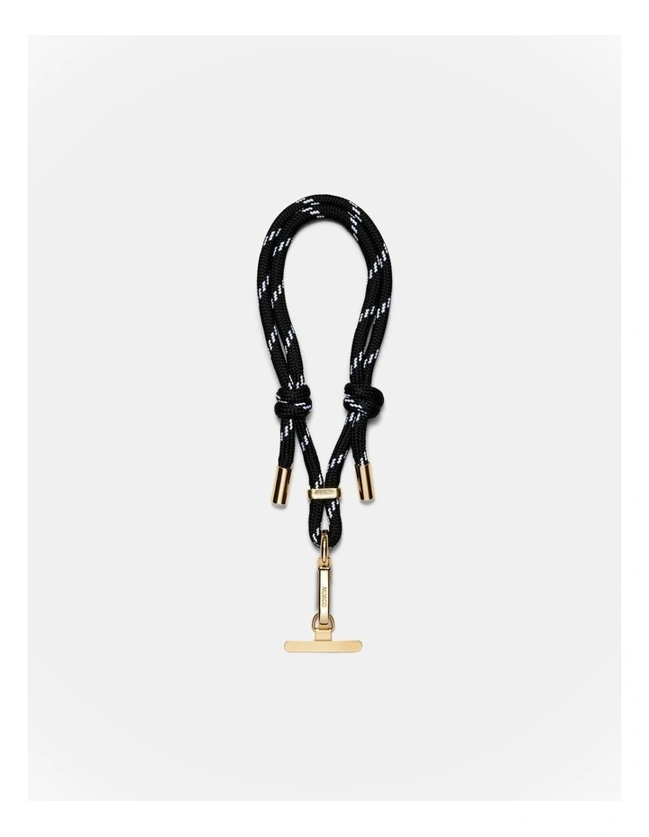 Bungee Knot Phone Wrist Strap in Black image 1
