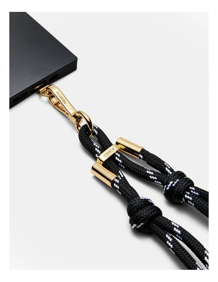 Bungee Knot Phone Wrist Strap in Black image 2