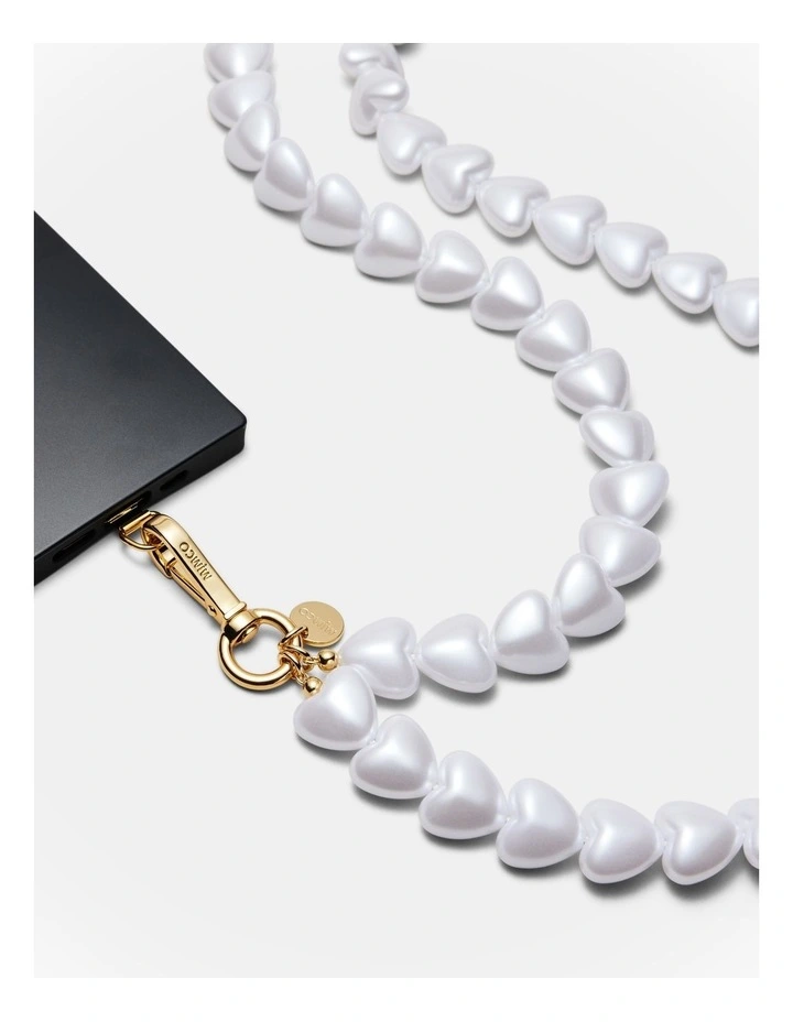Phone Crossbody Strap in Pearl image 3