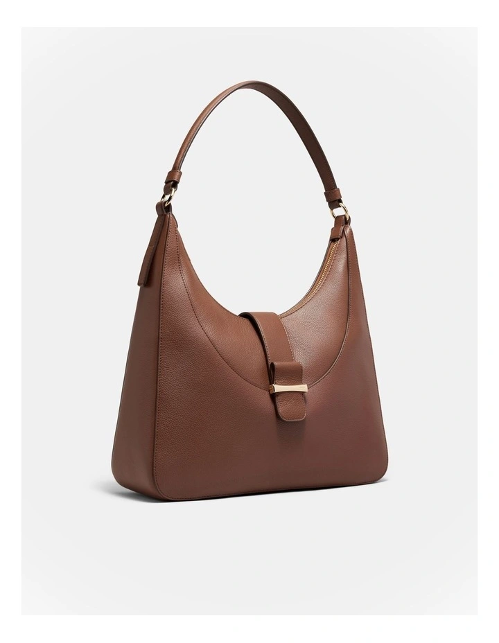 Chelsea Small Hobo Bag in Walnut image 3