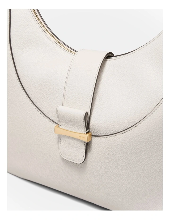 Chelsea Small Hobo Bag in Eggshell image 5