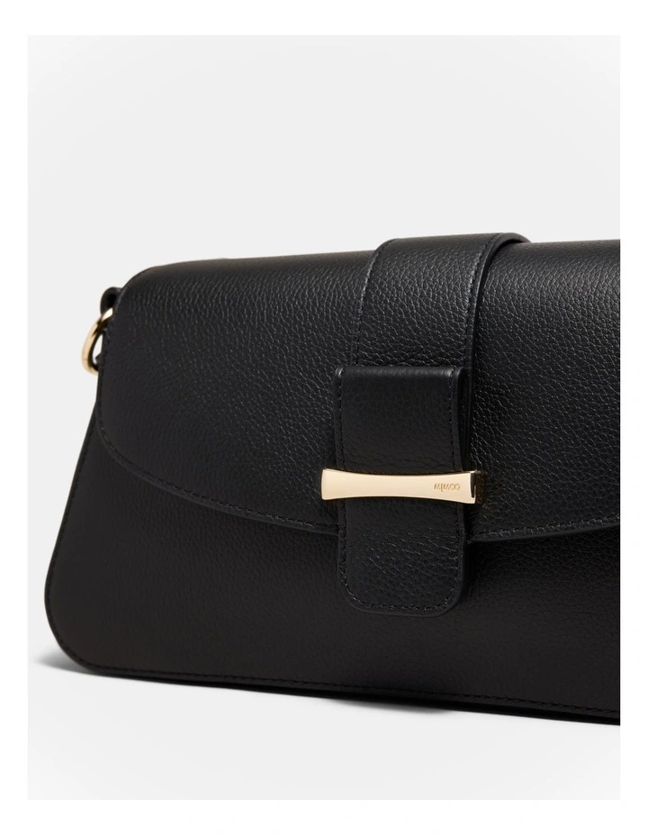 Chelsea Crossbody Bag in Black Light Gold image 5