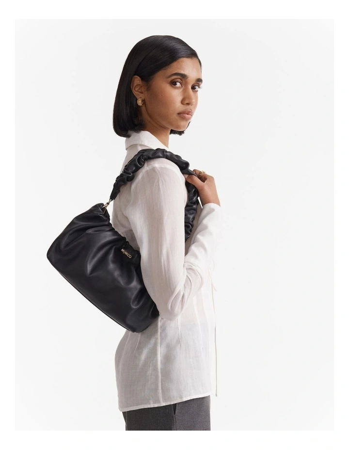Alina Shoulder Bag in Black image 2