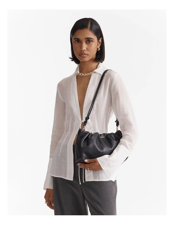Alina Shoulder Bag in Black image 4