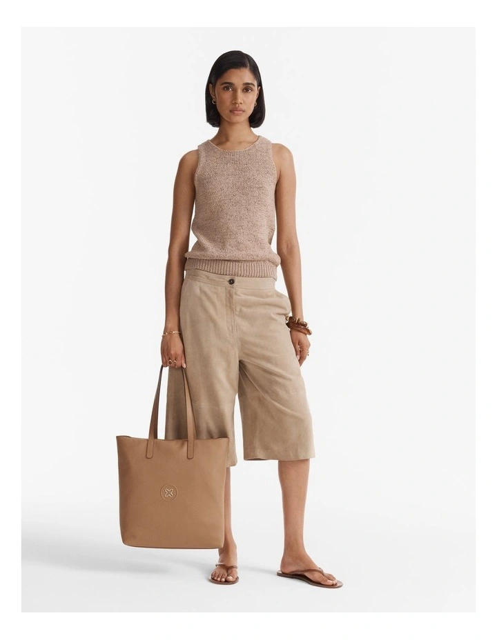 Bay Tote Bag in Caramel image 4