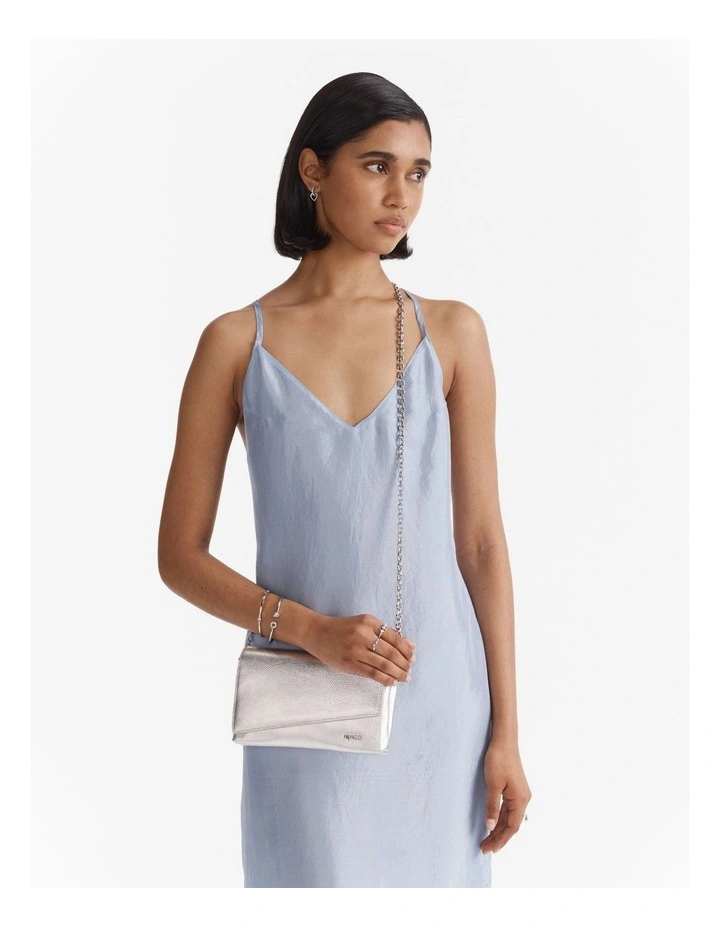 Drift Crossbody Bag in Silver image 2