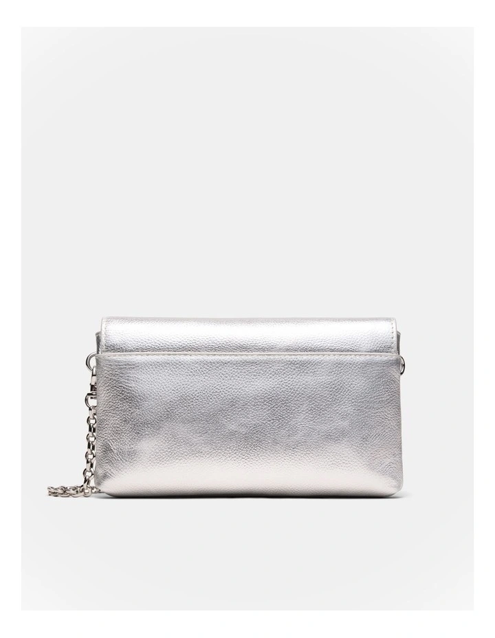 Drift Crossbody Bag in Silver image 4