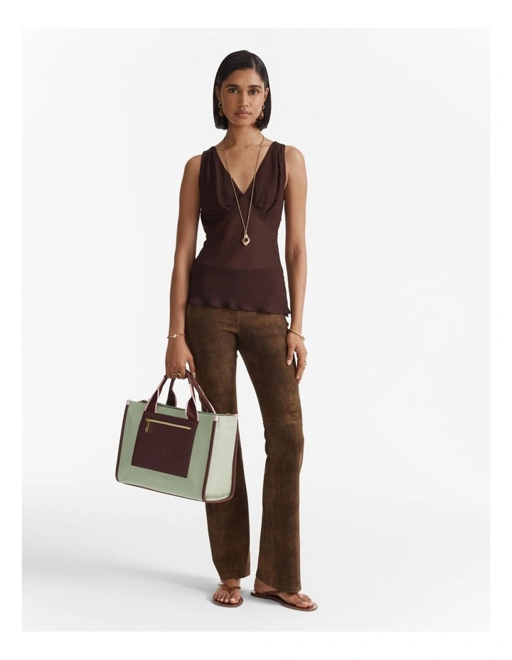Patch Tote Bag in Willow image 3