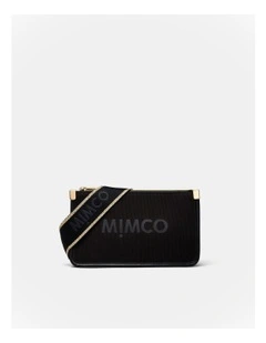Patch Crossbody Bag in Black