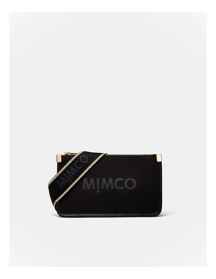 Patch Crossbody Bag in Black image 1