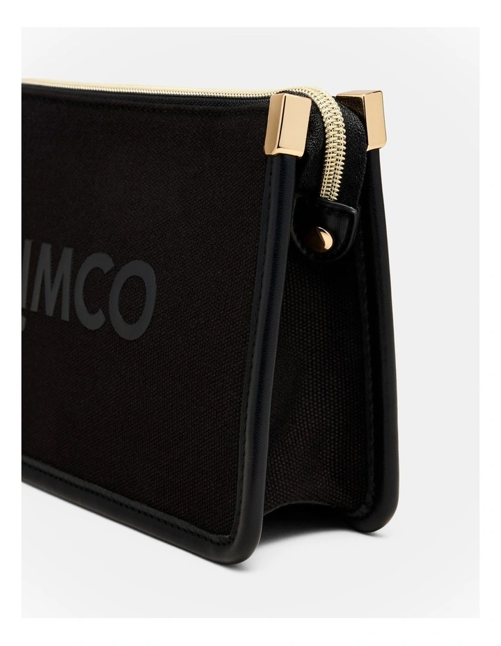 Patch Crossbody Bag in Black image 5