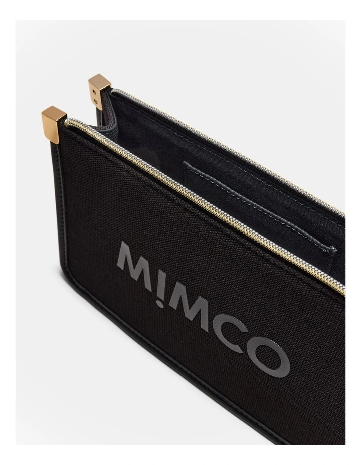 Patch Crossbody Bag in Black image 6