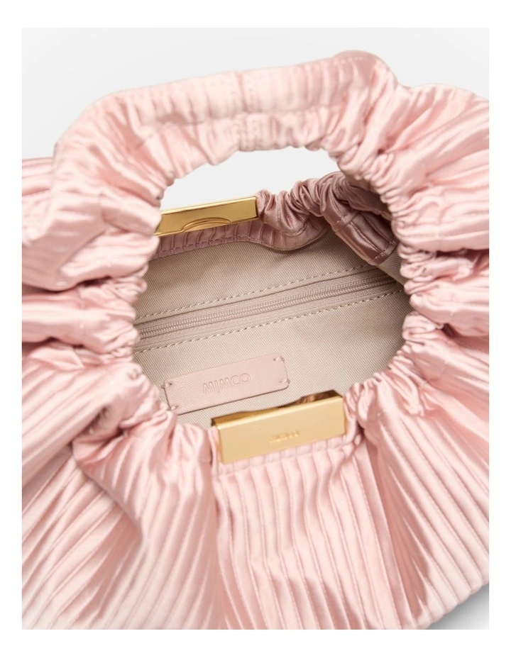 Bianca Rouched Grab Bag in Petal image 7
