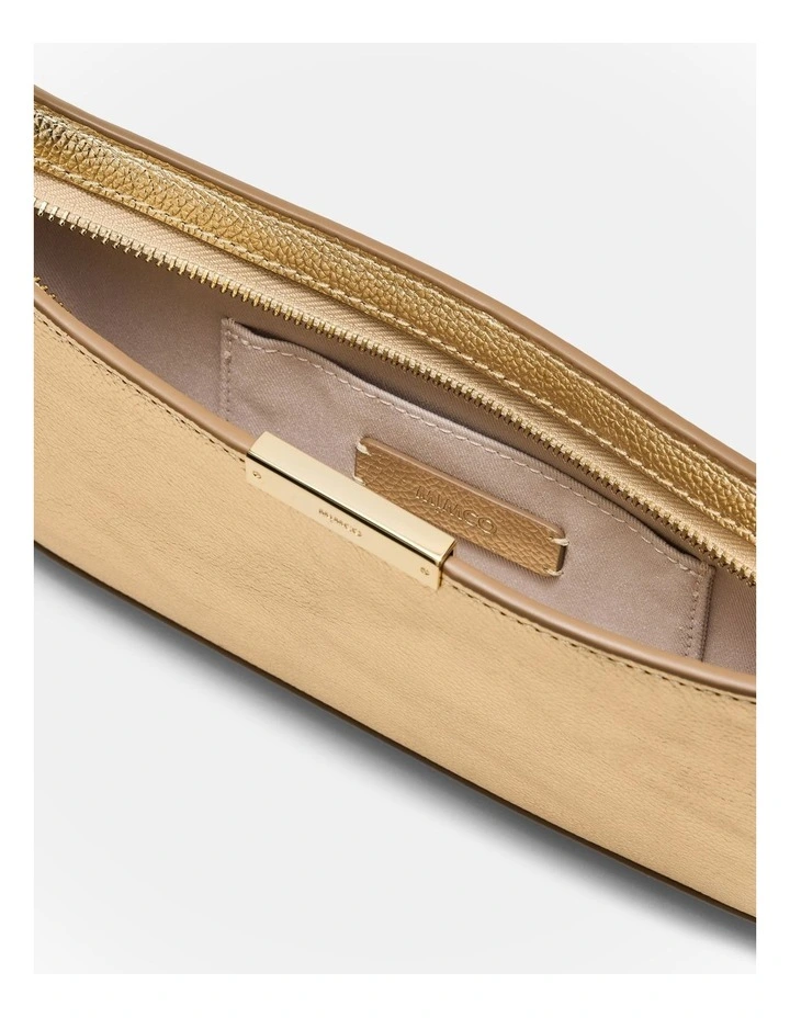 Cove Slim Shoulder Bag in Light Gold image 6