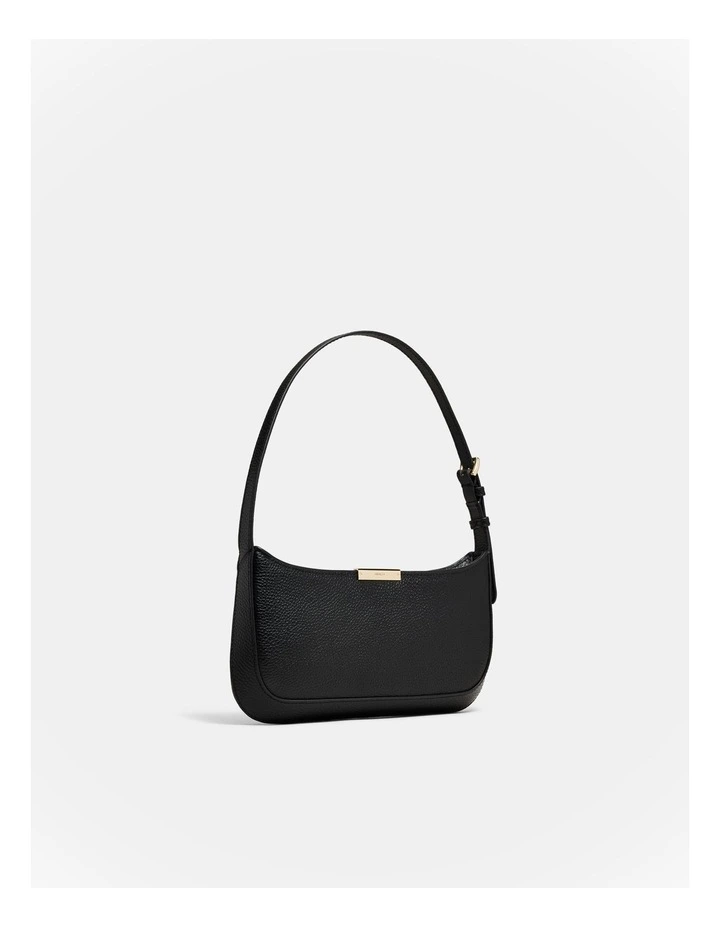 Cove Slim Shoulder Bag in Black image 3