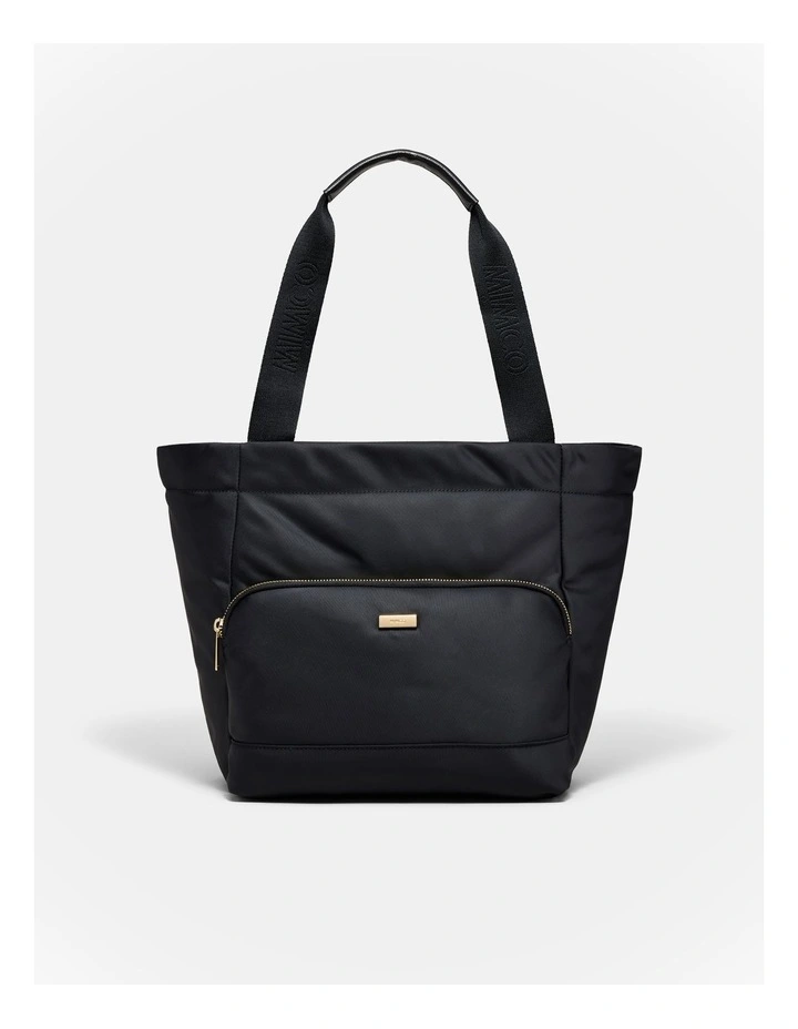 Echo Tote Bag in Black image 1