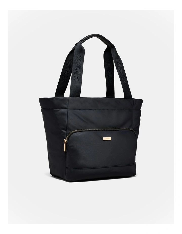 Echo Tote Bag in Black image 3