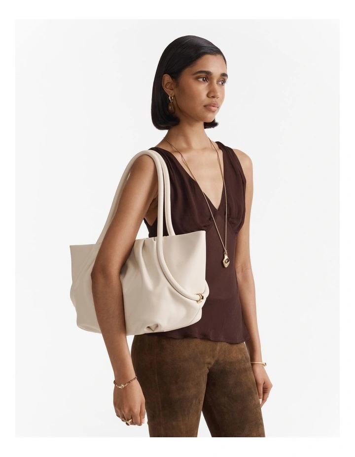 Cleo Tote Bag in Linen image 4