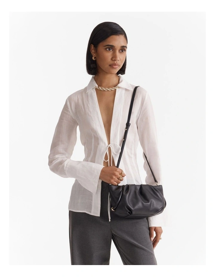 Cleo Crossbody Bag in Black image 2
