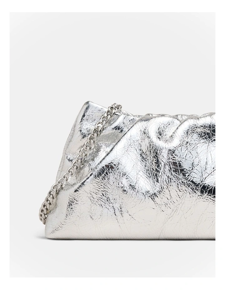 The Clutch Bag in Silver image 7