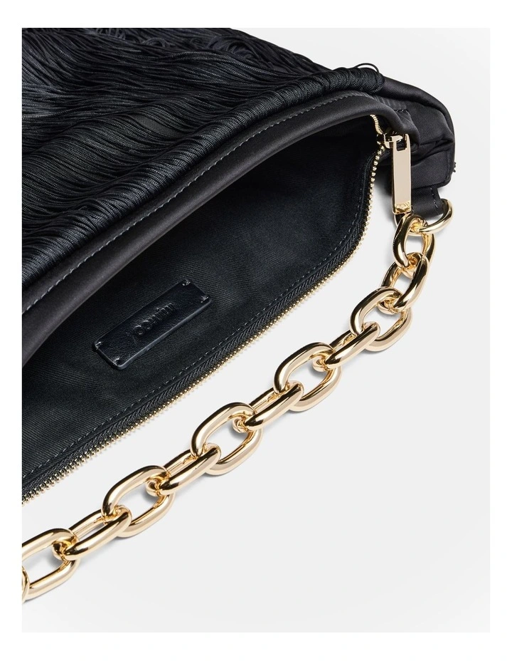 Rockbird Fringe Shoulder Bag in Black image 6