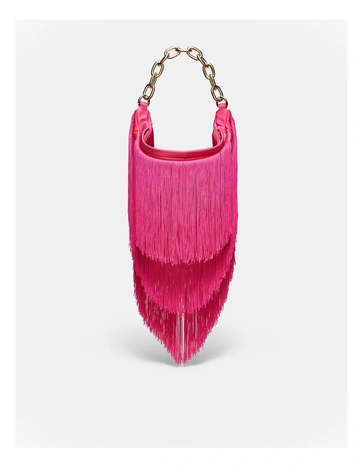 Rockbird Fringe Shoulder Bag in Hot Pink image 1