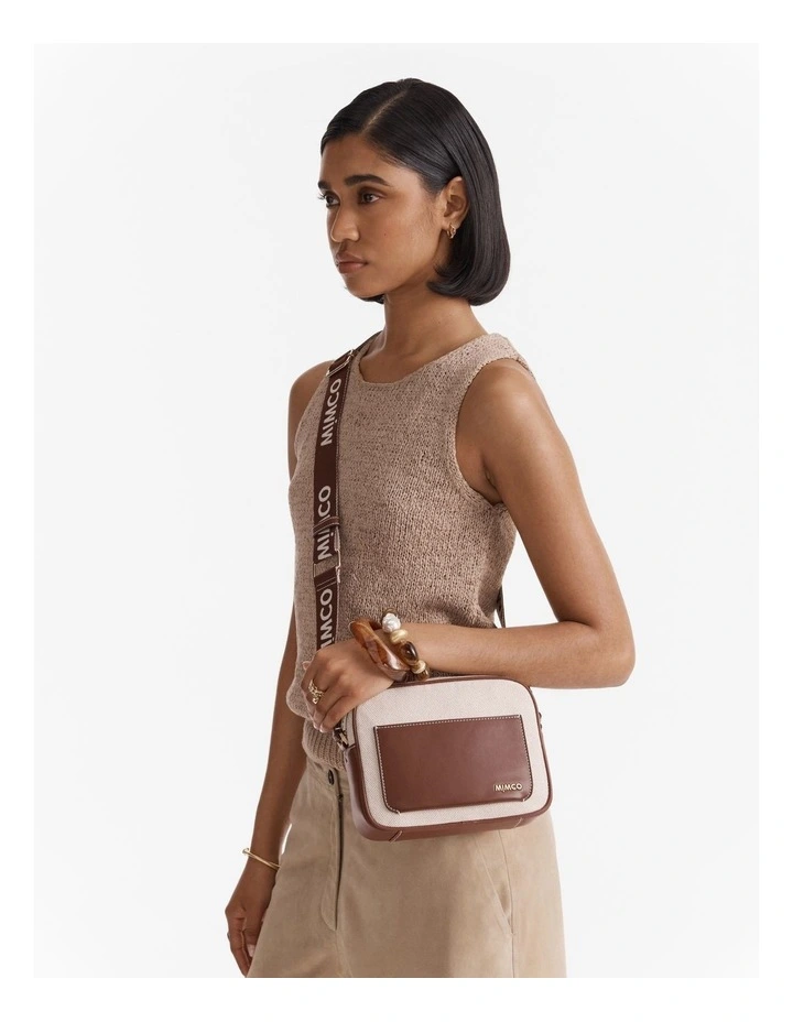 Northcote Camera Crossbody Bag in Walnut image 2