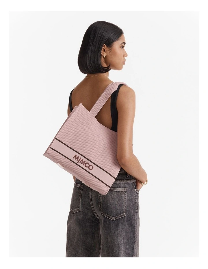 Blondie Boxy Tote Bag in Petal image 2