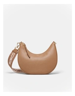 Classico Crescent Crossbody Bag in Caramel