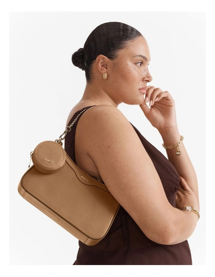 Jett Crossbody Bag in Caramel image 4