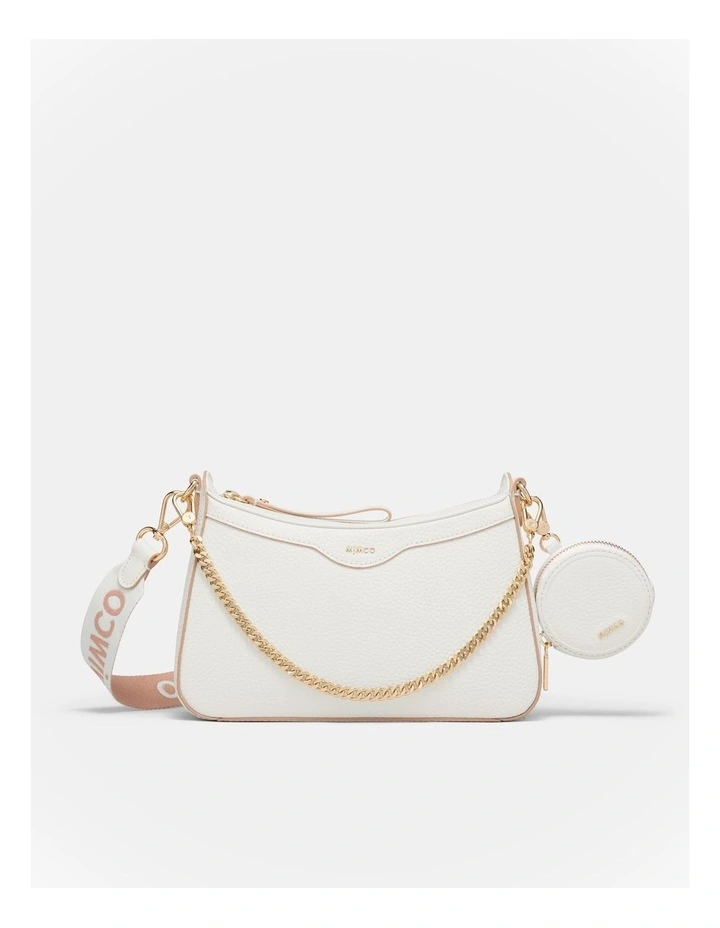 Jett Crossbody Bag in White image 1