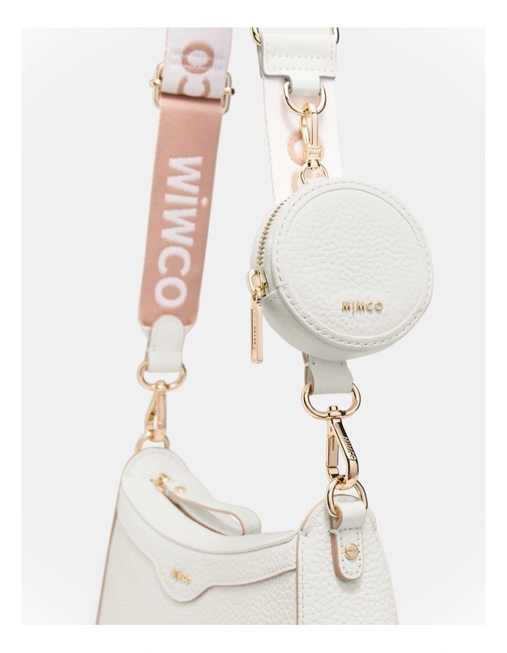 Jett Crossbody Bag in White image 6