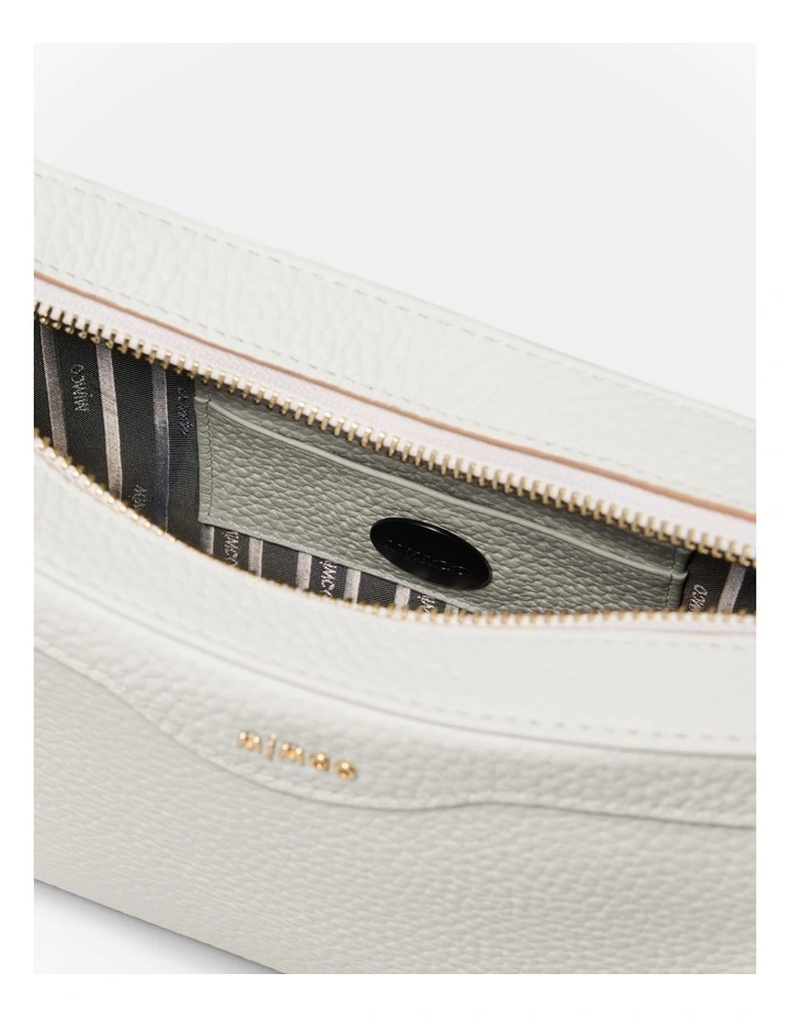 Jett Crossbody Bag in White image 7