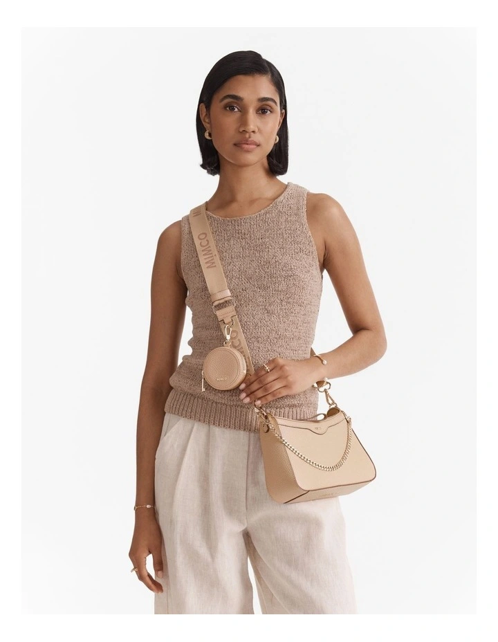 Jett Crossbody Bag in Almond image 2