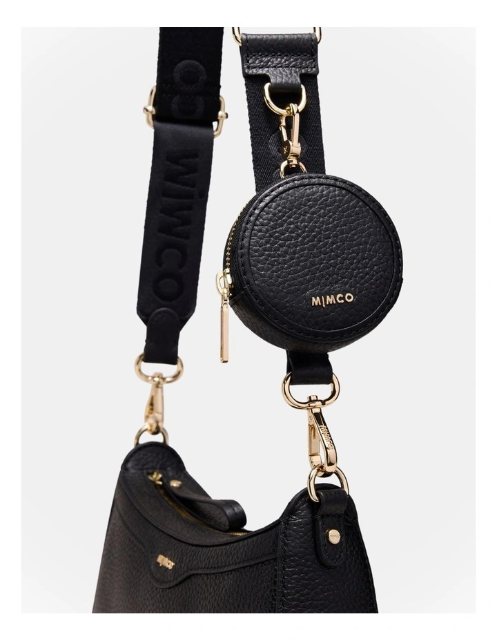 Jett Crossbody Bag in Black Light Gold image 6