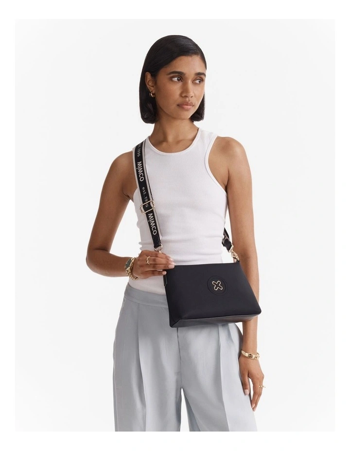 Bay Neoprene Crossbody Bag in Black image 2