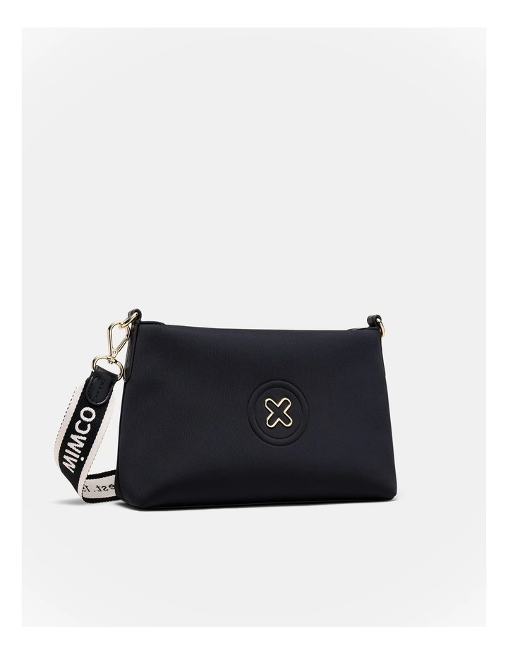 Bay Neoprene Crossbody Bag in Black image 3