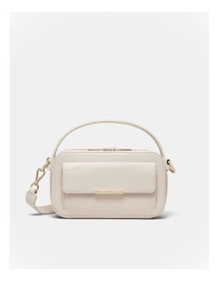 Misty Grab Crossbody Bag in Linen