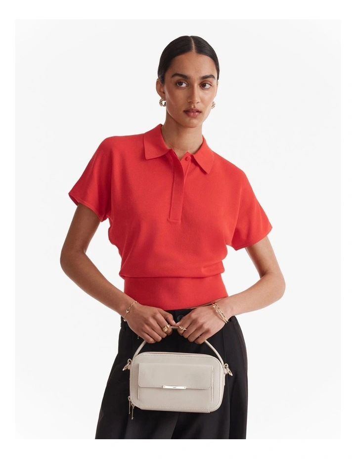 Misty Grab Crossbody Bag in Linen image 2