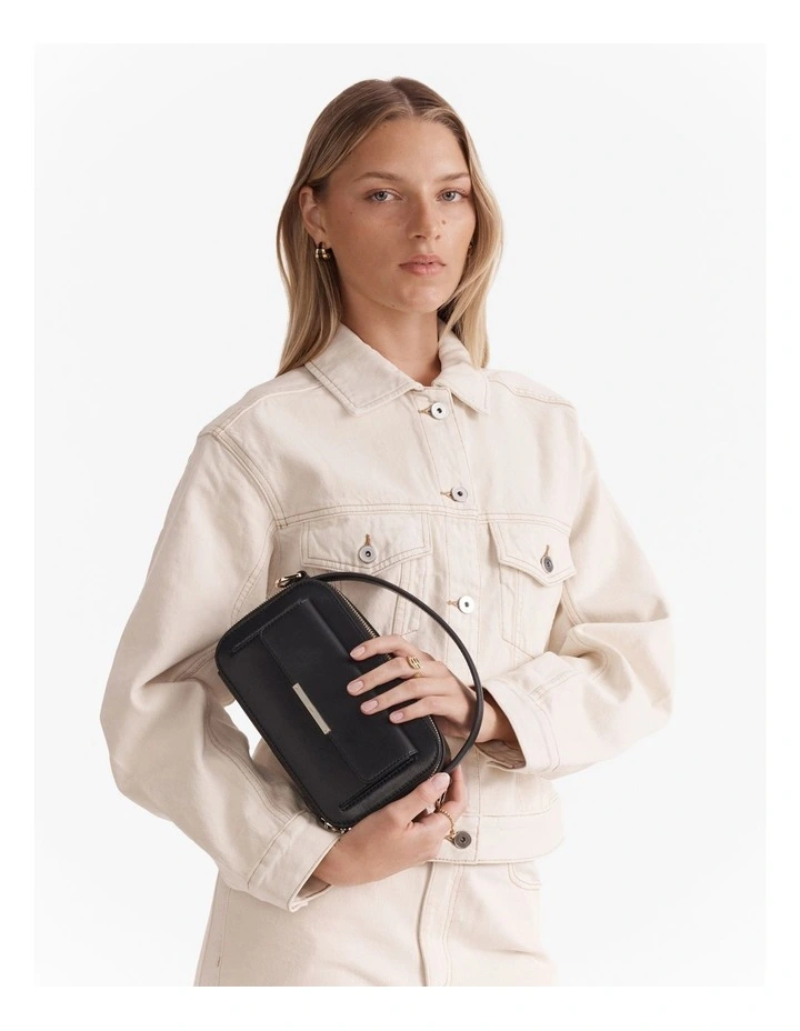 Misty Grab Crossbody Bag in Black image 2