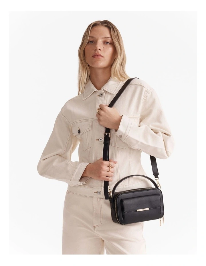 Misty Grab Crossbody Bag in Black image 4