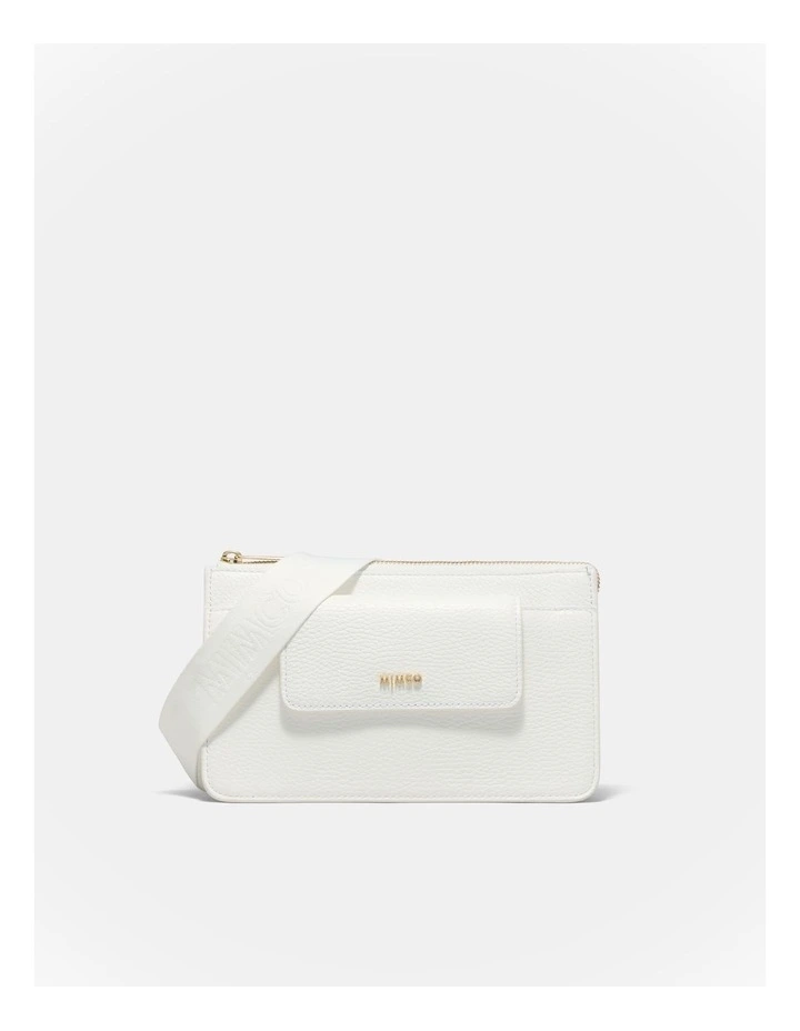 Preston Crossbody Bag in White image 1